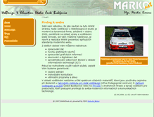 Tablet Screenshot of markonet.cz